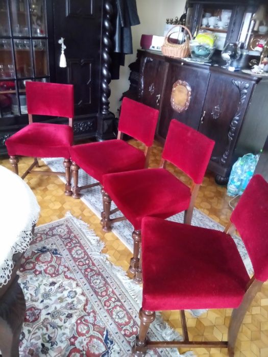 Solidne wygodne krzesła - cena za komplet 4 szt. !