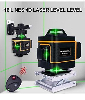 Лазерный уровень 4D pracmanu (16 линий),нивелир