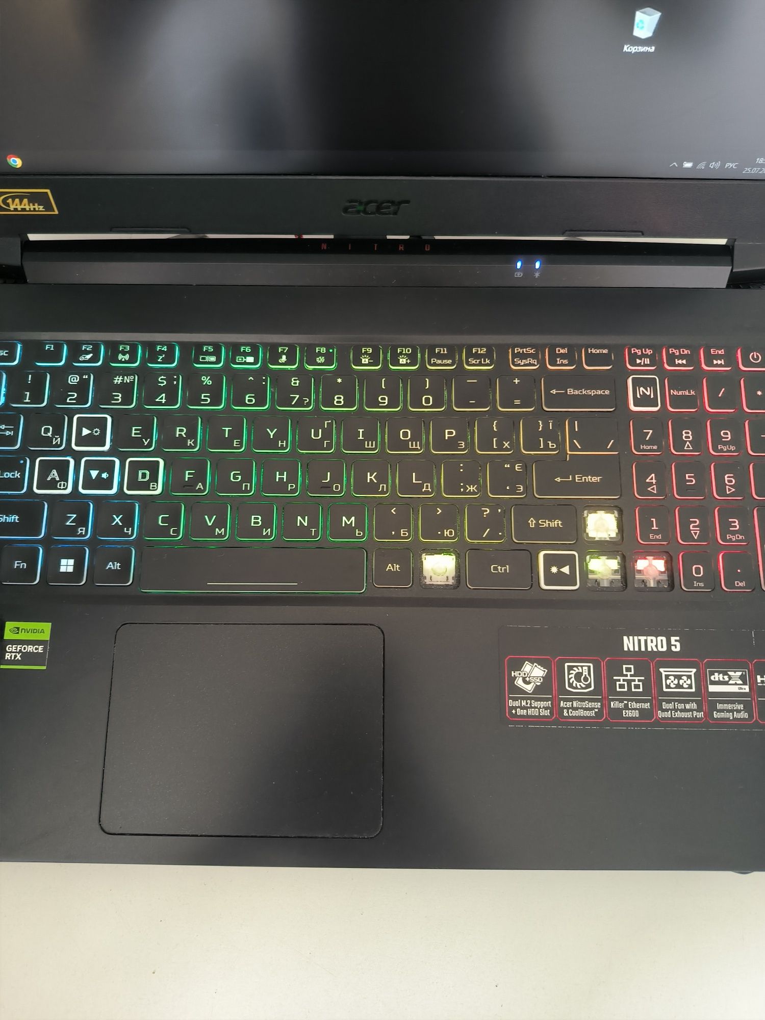 Acer nitro 5 An 515-45 , RTX 3080 , 32GB OZY, Ryzen 7 5800H Laptop.