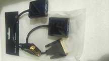 Конвертер DVI-D/HDMI/DP-VGA адаптер-перехідник для відеокарт, активний
