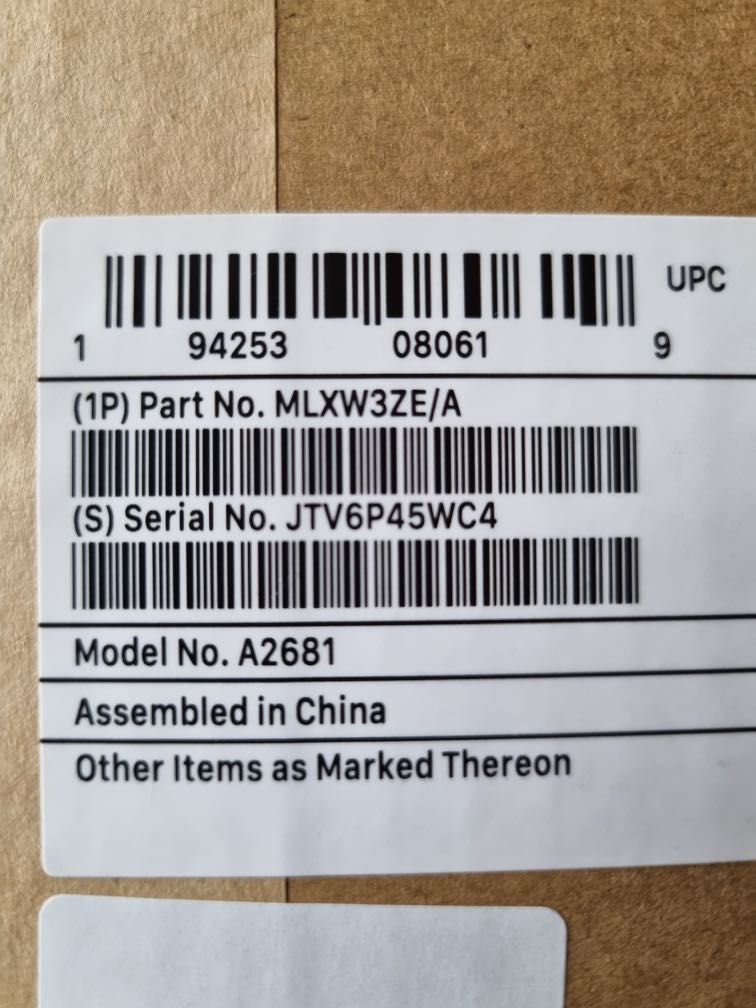 APPLE MacBook Air 13.6'' M2 NOWY na gwarancji