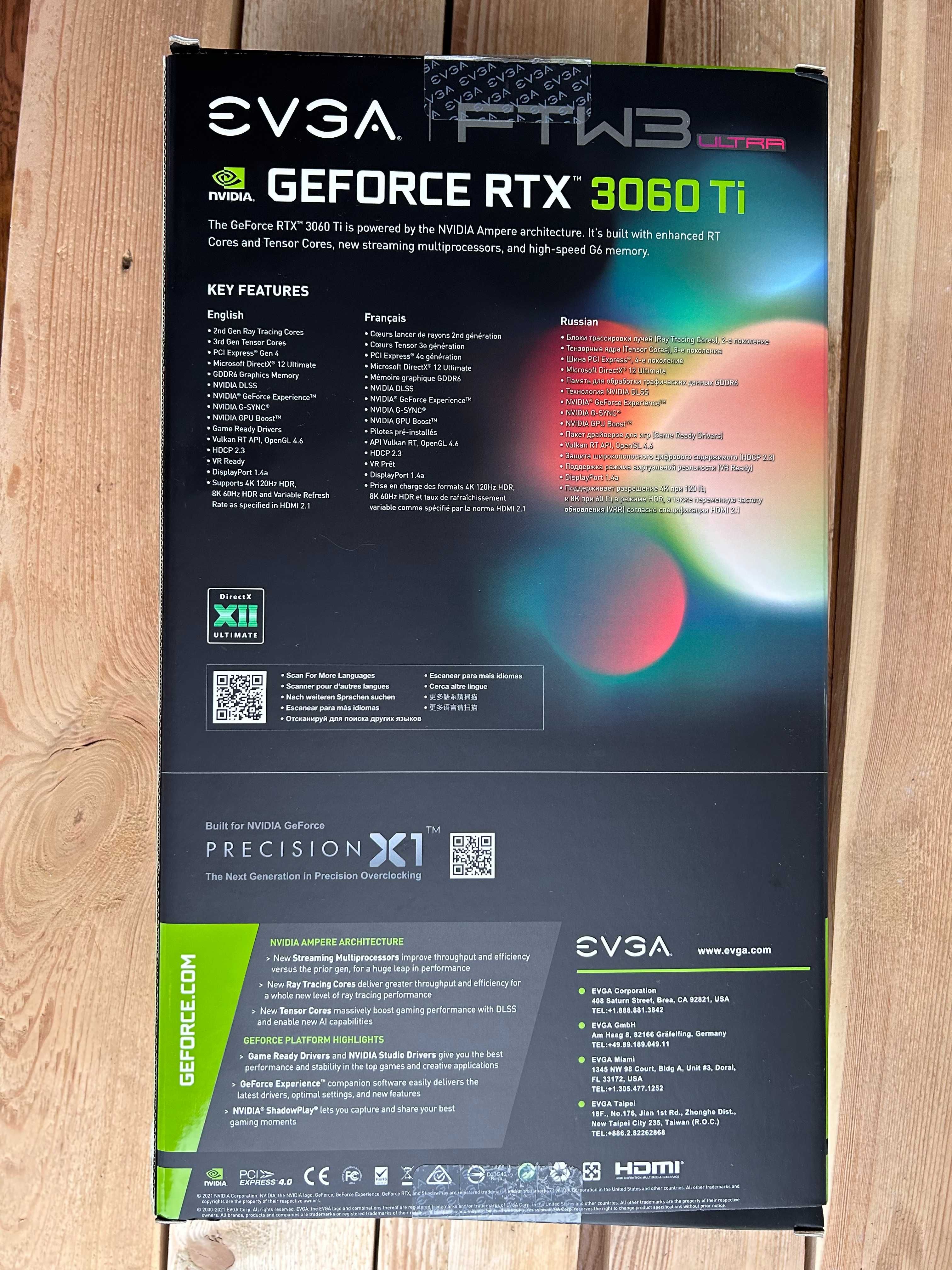 EVGA GeForce RTX 3060 Ti FTW3 Ultra Gaming  bez LHR