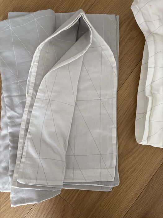 Komplet pojedynczej pościeli Jysk bawełna satynowa Gunhild 140x200