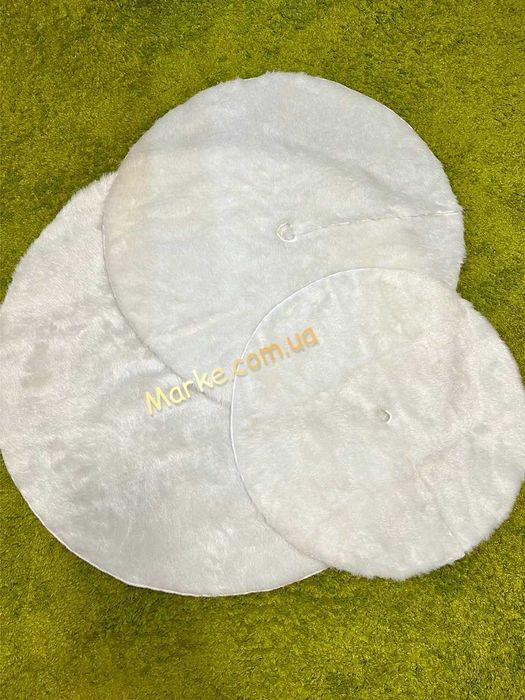 Килимок коврик під ялинку 60 см 73 см 90 см спідниця для ялинки