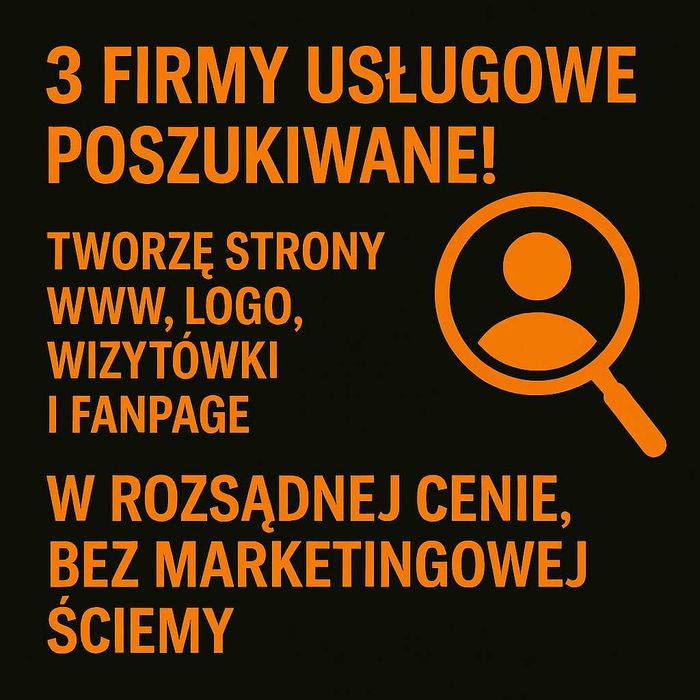 Projektowanie stron www, social media, logo,  kampanie reklamowe