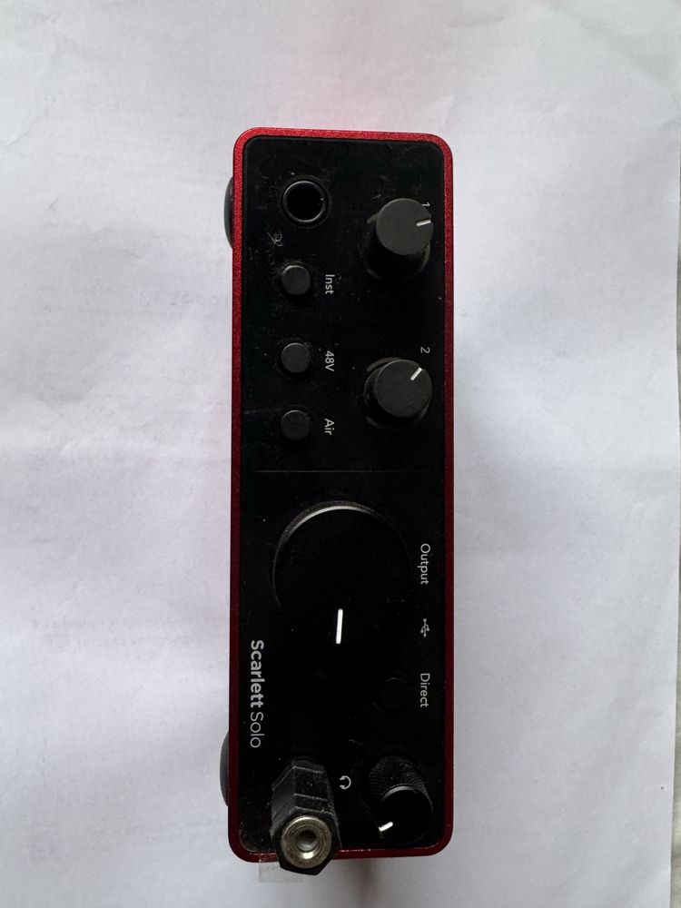 Placa e microfone