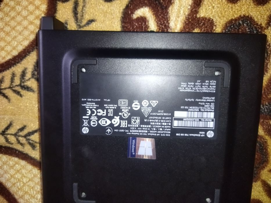 Mini pc,Ryzen 5 3400g,Vega 11,DDR4 8,SSD128,WiFi, Bluetooth,HP 705 G5.