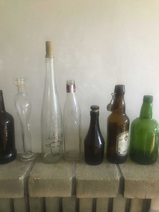 Słoiki szklane z zakrętkami 900 ml i mniej 10 sztuk