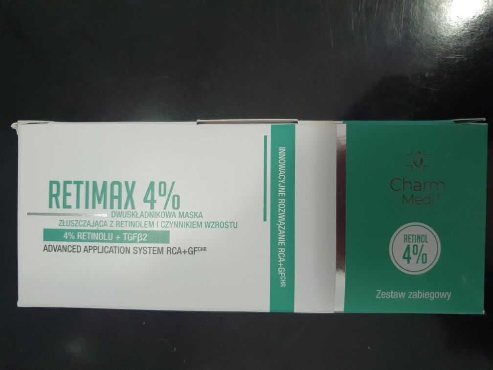 Retimax 4% retinol maska ampułki charmine rose