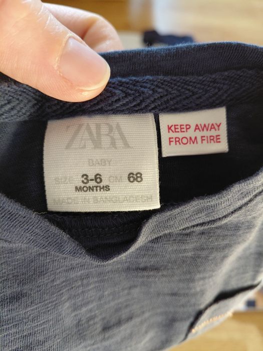 Zestaw paka koszulek tshirtow niemowlęcych 68 74