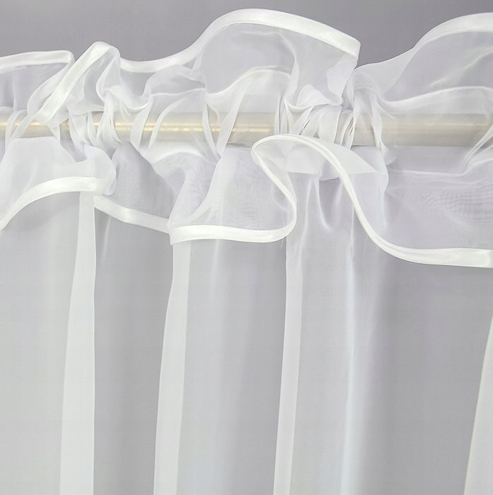 Firanki Gotowe Z Woalu Łapacz Snów 150X400 Woal Upięcia Biała