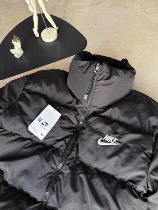 Чоловіча пуховик Nike nocta ДВУХСТОРОННЯ Зимова Куртка the north face