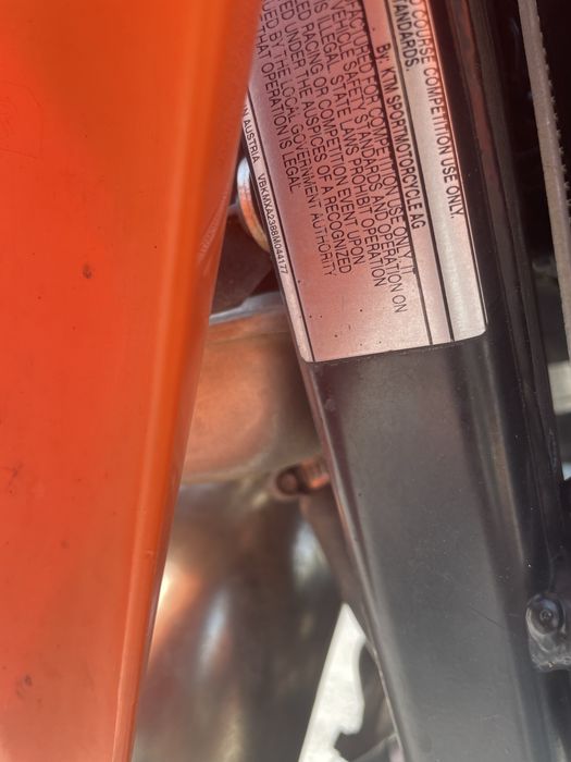 Мотоцикл KTM кросс