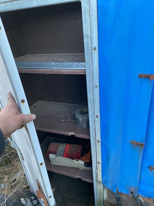 Skrzynia ładunkowa paka ducato boxer ze schowkami i plandeką