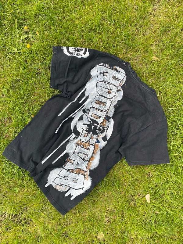 Koszulka z nadrukiem Affliction hoodstar r.M streetwear alternative