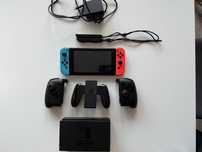 Nintedno switch v2 + karta pamieci 256 GB i pad HORI