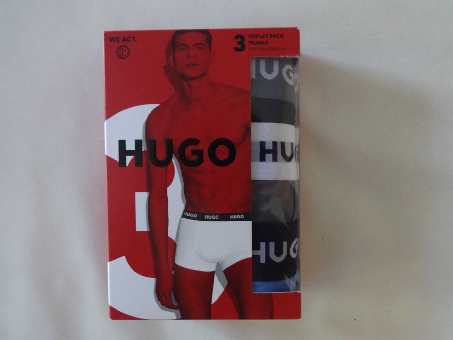 HUGO bokserki meskie 3 pary oryginalne rozm.XL