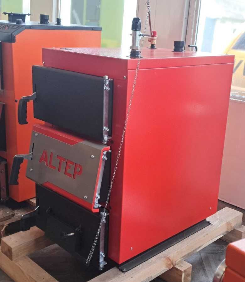 Altep Compact Сталь 6 мм. Твердотопливный котел длительного горения