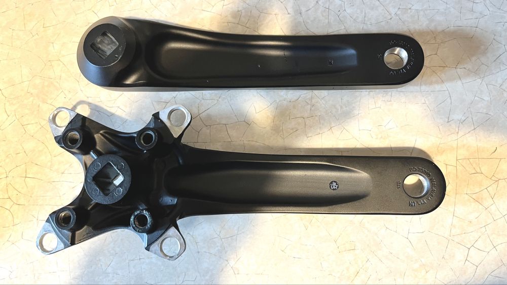 Korba shimano na kwadrat 175mm bcd104 nowa plus śruby
