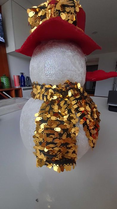 Boneco de neve decorativo natal