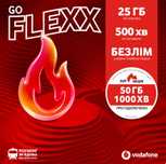 FLEXX GO Vodafone. Тариф Безліміт 4g інтернет. Сім карта Турбо. Sim