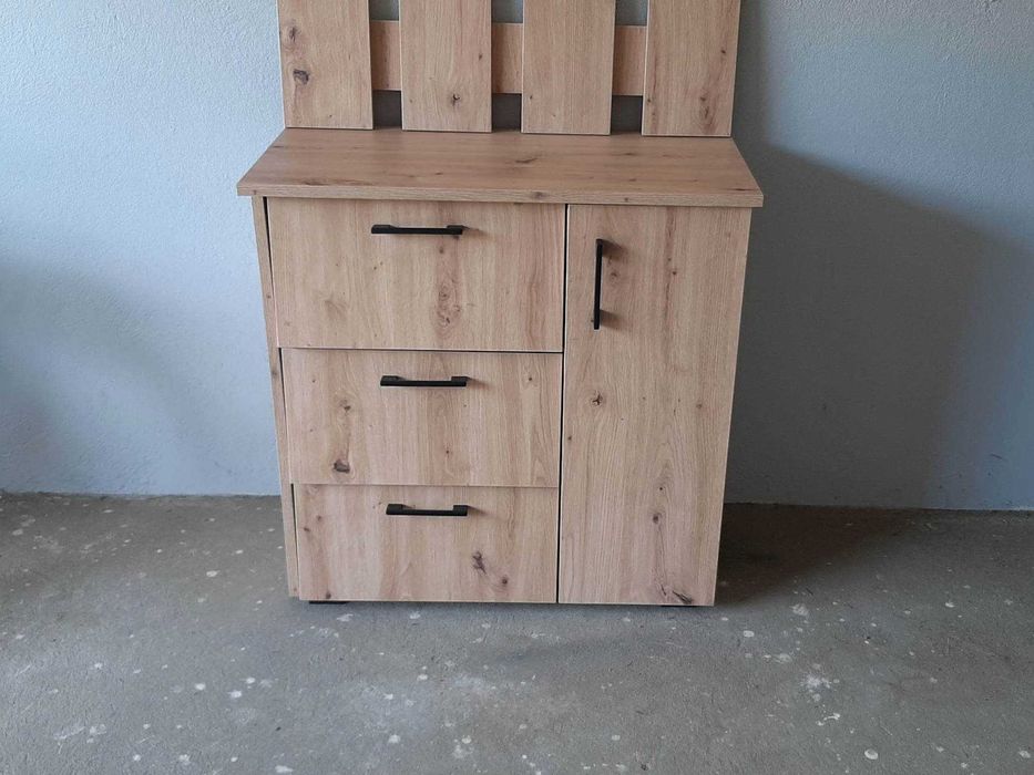 NOWY Komplet do Przedpokoju Dąb Artisan