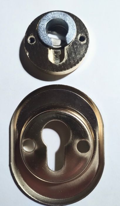 Броненакладка (протектор) овальная для цилиндрового механизма