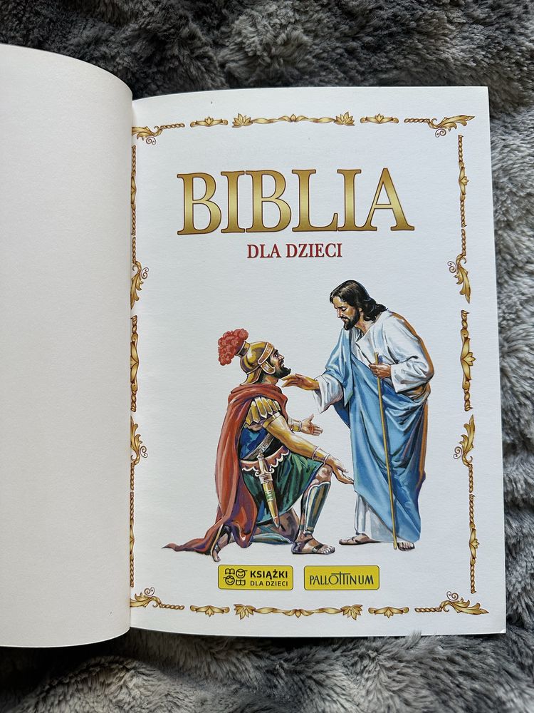 Nowa Biblia dla dzieci Komunia pamiątka Komunii