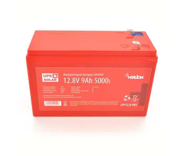 Акумулятор Greenvision Merlion LiFePO4 12,8V - 6\7\9\10\12\18Ah