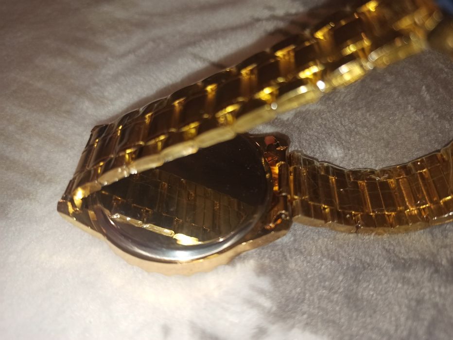 Zegarek męski SOKI - prosty, bransoleta, kolor złoty, ładny, nowy