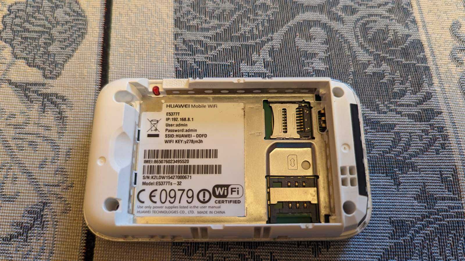 Мощный 3G/4G роутер Huawei E5377Ts-32