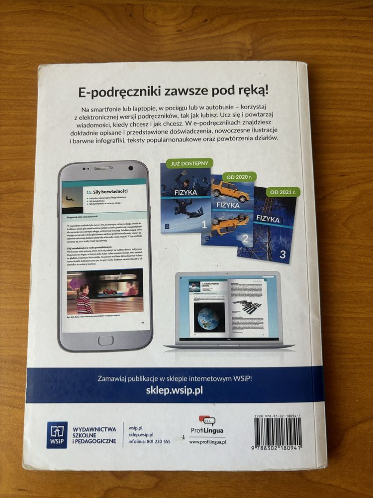 Zbiór zadań fizyka WSiP klasa 1-3 zakres podstawowy