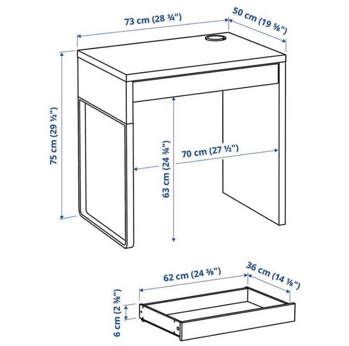 Secretária branca NOVA