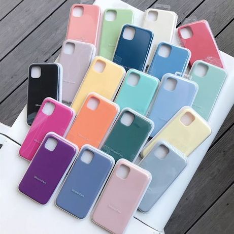 Capa Silky Soft Touch iPhone X /XS / 11/ 11Pro 11 Pró Max -Div. Cores