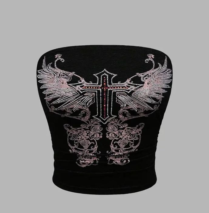 Гарний топік у2к, чорний з хрестом