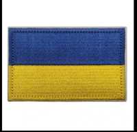 Шеврон в виде флага Украины, наклейка