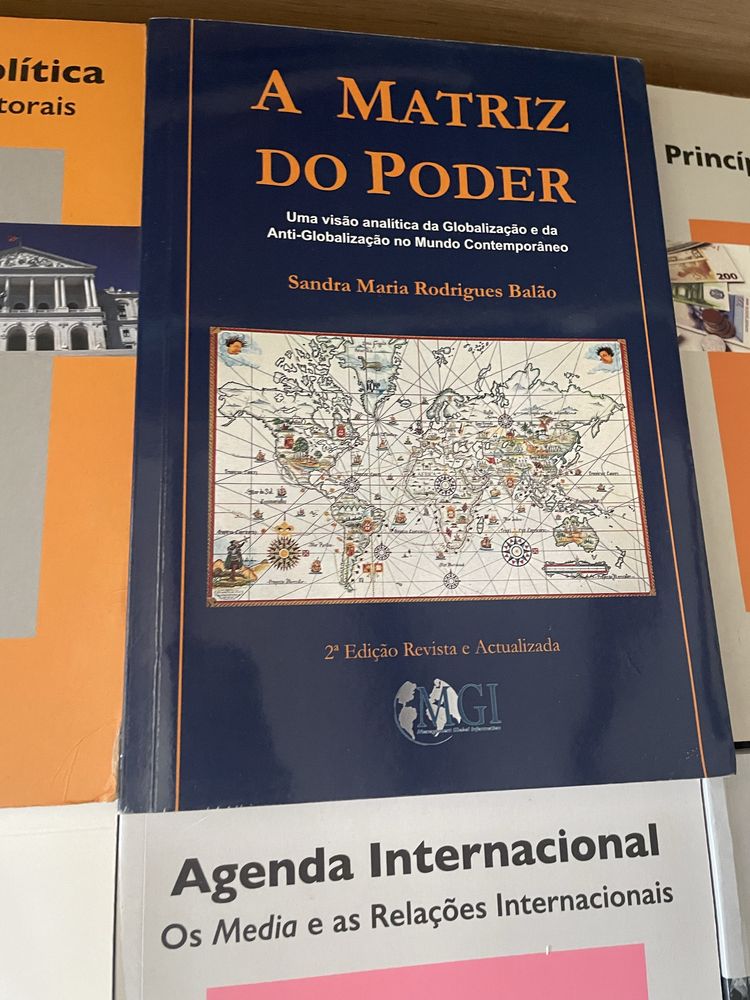 Conjunto de livros de Ciência Política