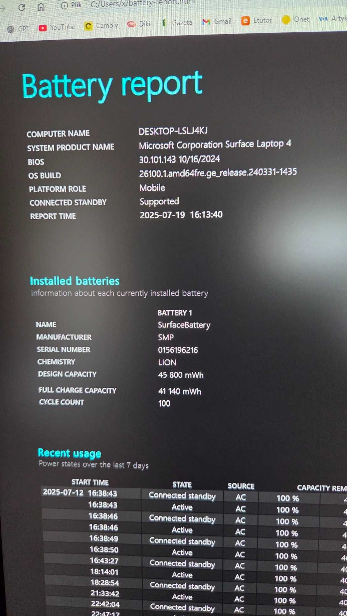 Microsoft Surface Laptop 4 – i7 / 16 GB RAM / 256 GB SSD