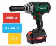 НОВ мощный 400нМ аккумуляторный гайковерт с Германии Parkside PASSK 20