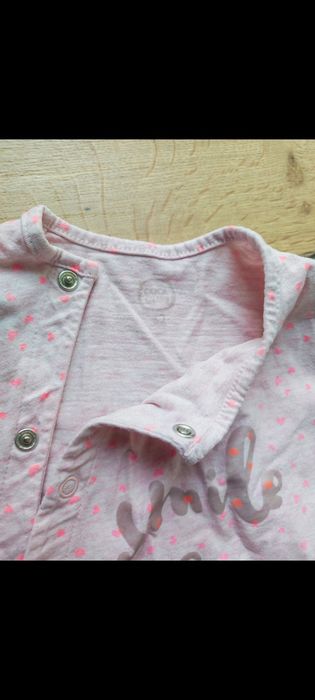 Pajacyki dla dziewczynki 2 sztuki rozmiar 62