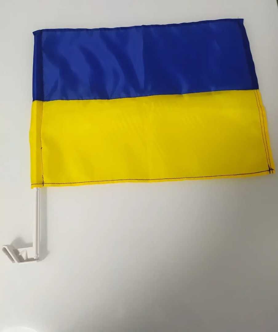 Автомобільний прапорець України з кріпленням 45х30 см, прапор України