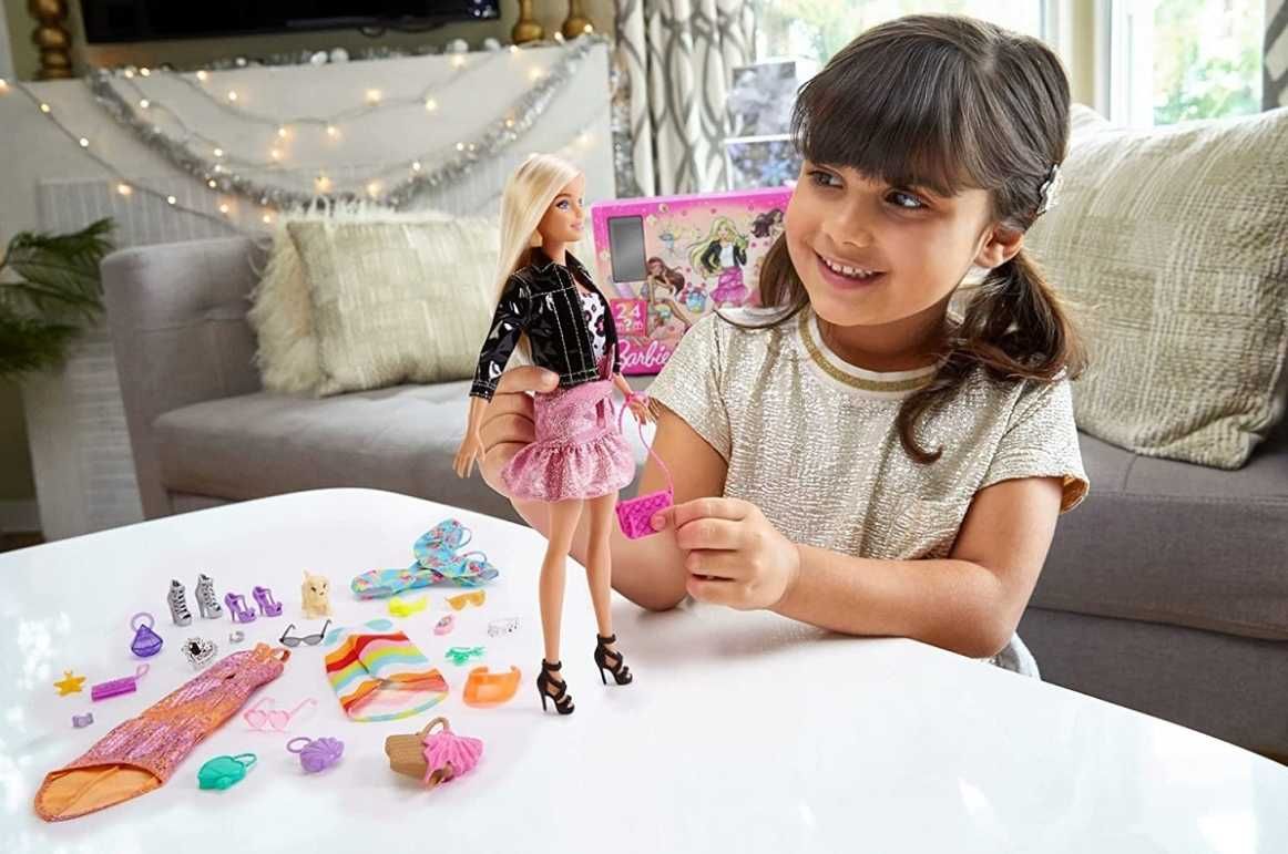 kalendarz adwentowy na święta barbie nowy