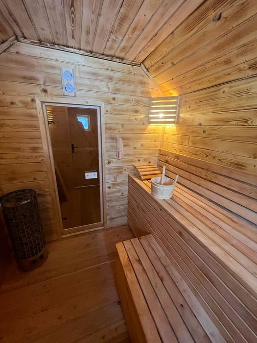 Sauna   fińska ocieplana  pół bal 19cm    producent