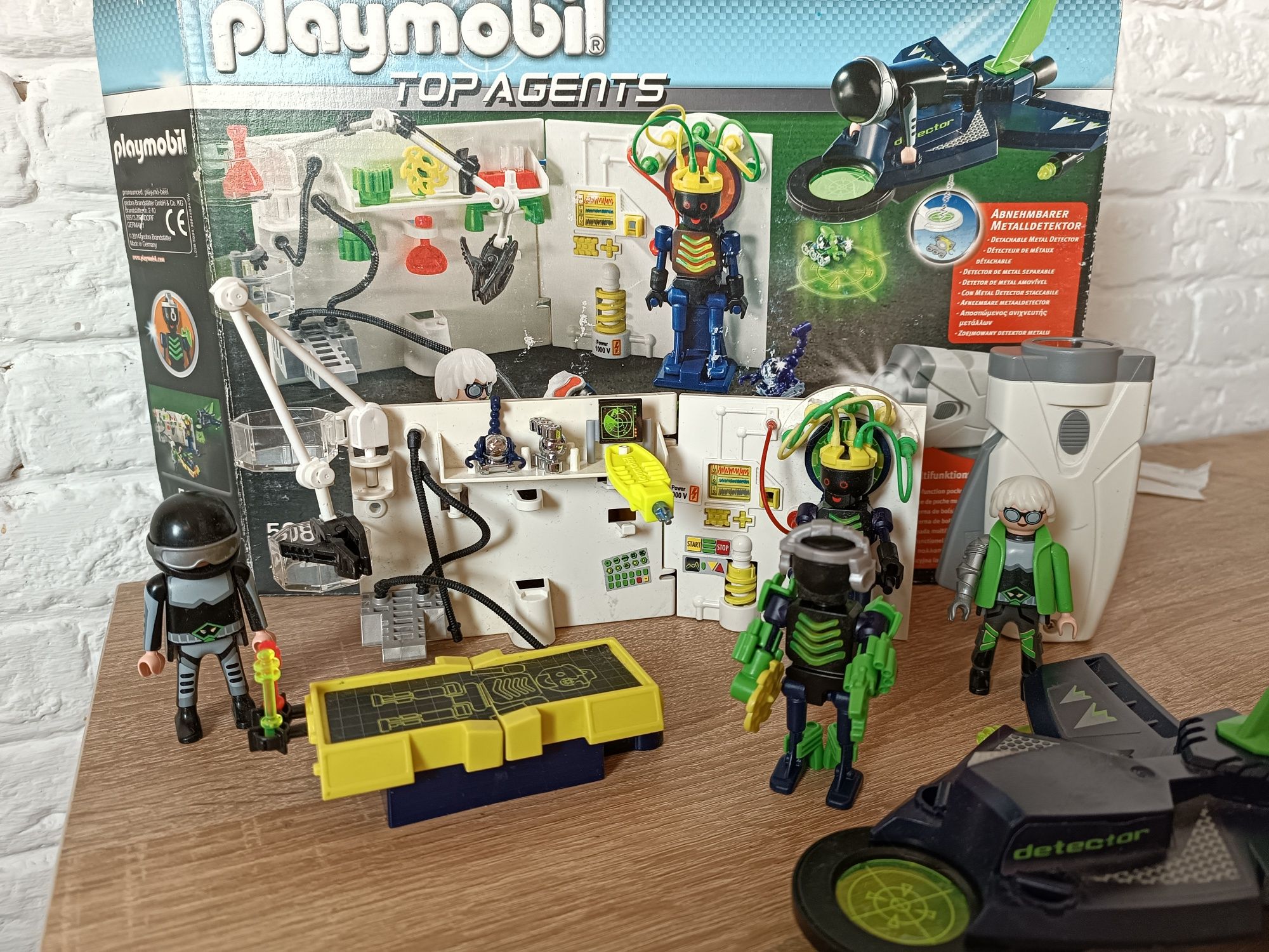 Конструктор 5086 Playmobil лаборатория агентов