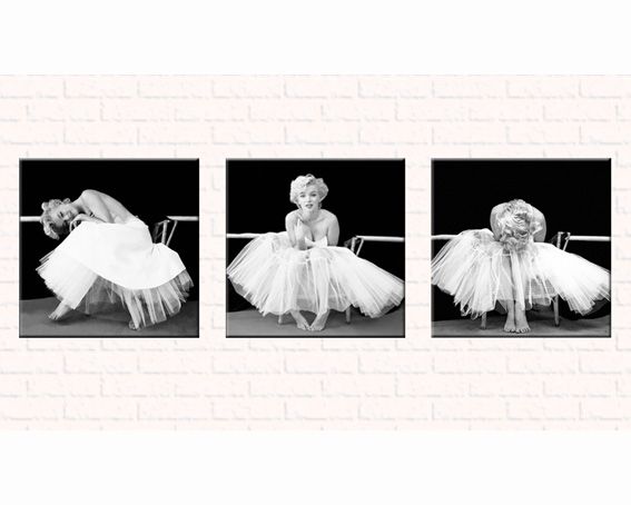 Obraz Marilyn Monroe Ballerina 45x45 cm CANVAS