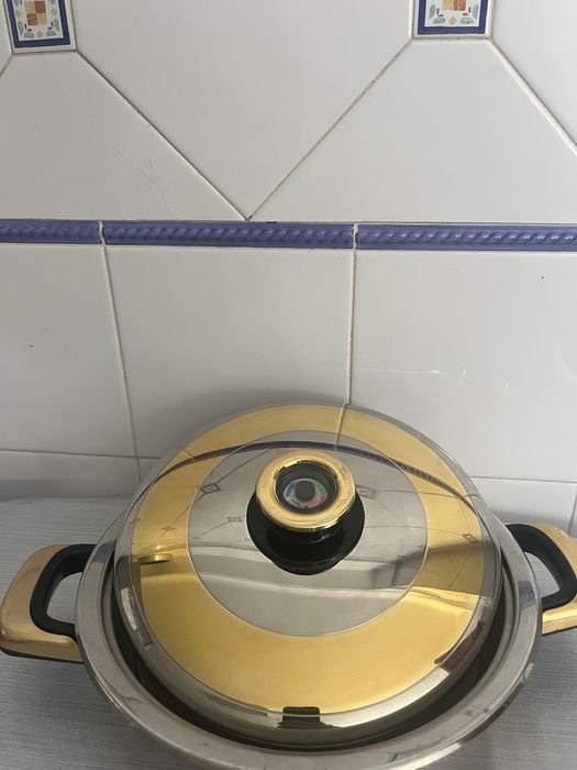 Conjunto IDEIACASA 2 tachos + caçarola c/ Termómetro