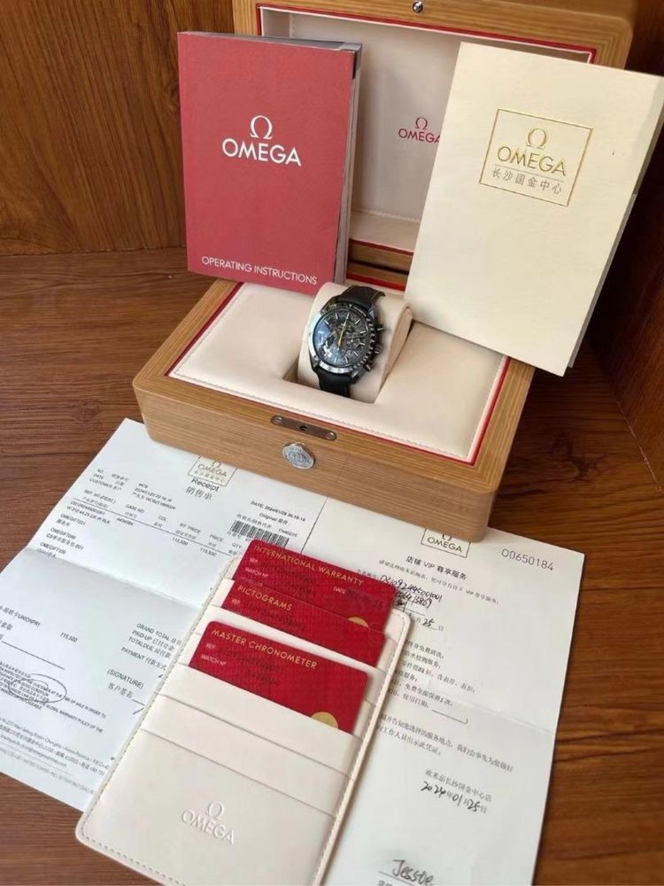 Omega Dark Side Of The Moon Apollo 8 Speedmaster NEW limitowana edycja