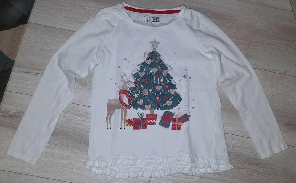 Bluzka z choinką Pepco r. 134