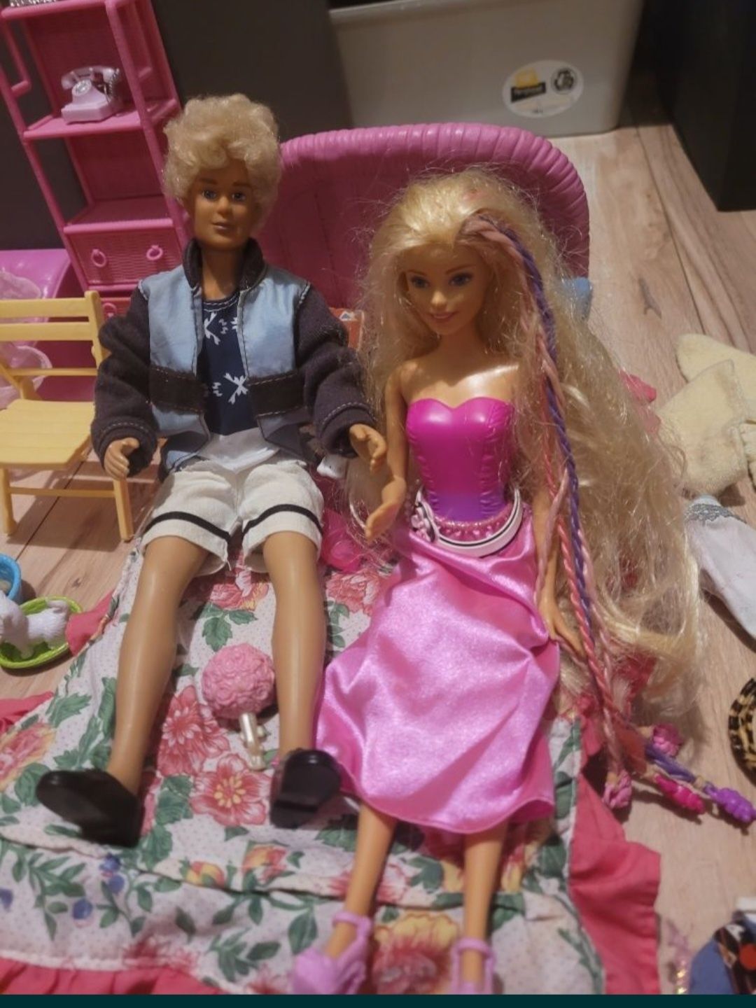 Ken barbie i mebelki