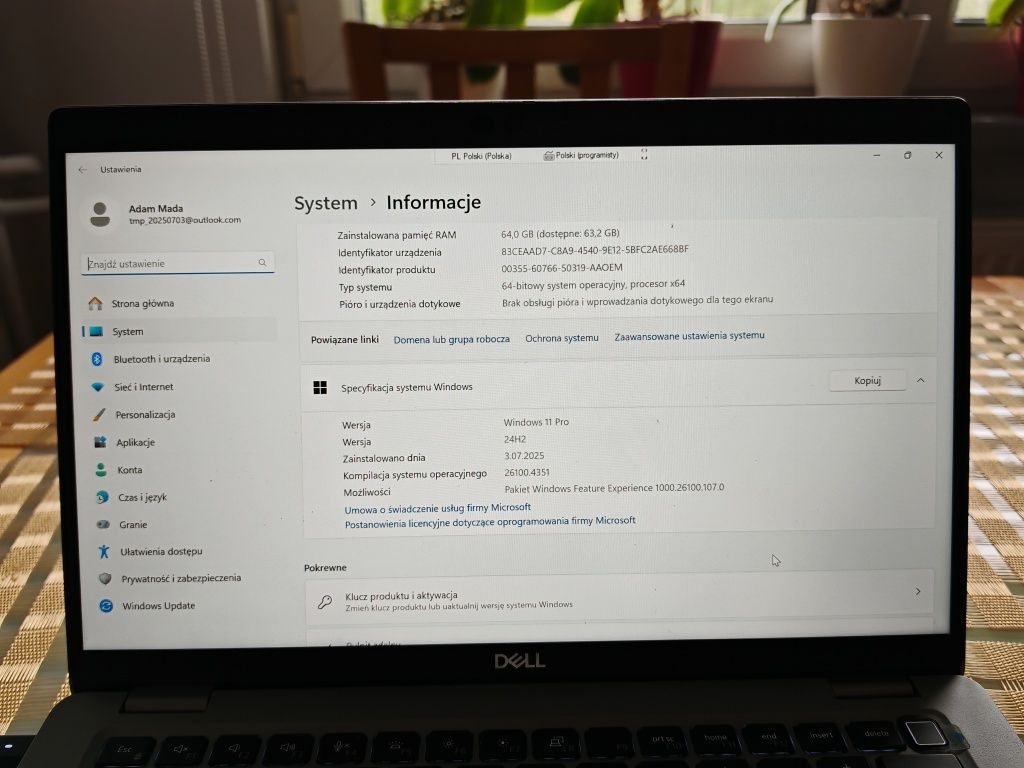 Laptop Dell Latitude 5431 64GB i7 1TB